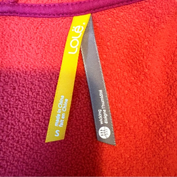 Lole women’s dark rose pink Zip-Up athletic hoodie, size L, good condition - Picture 8 of 14